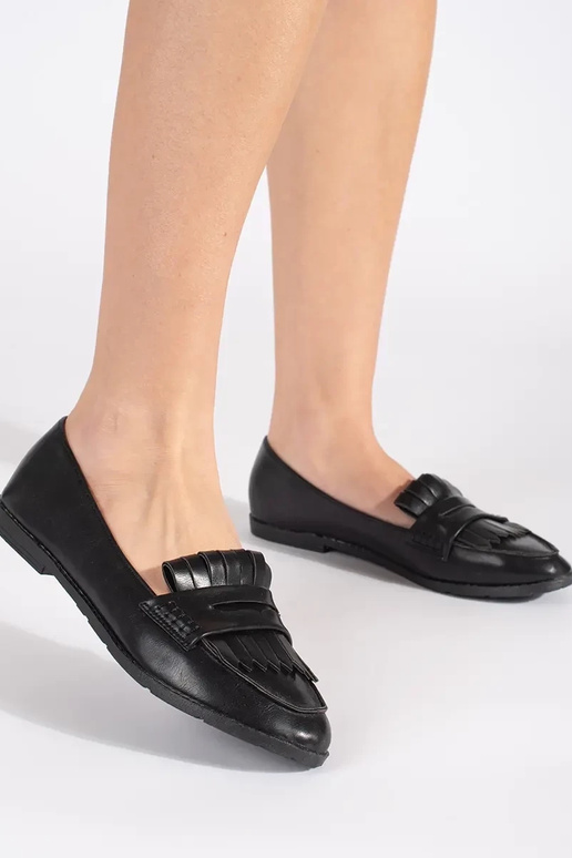 Mokasinai juodos spalvos Mokasinai juodos spalvos