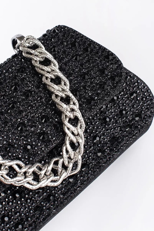 Juodos spalvos maža rankinė su...