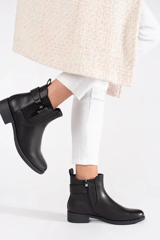 Klasikiniai juodi butai Chelsea batai