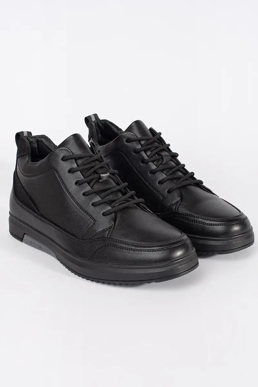 Juodos spalvos vyrų šilti batai