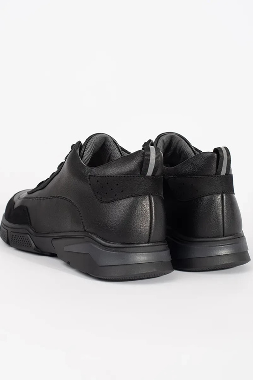 Juodos spalvos vyrų suvarstomi batai