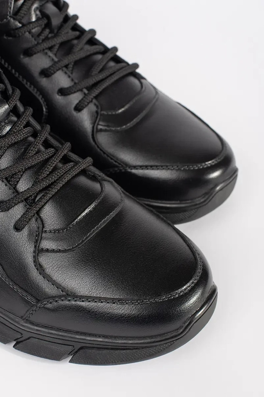 Aukšti vyrų šilti batai iš dirbtinės...