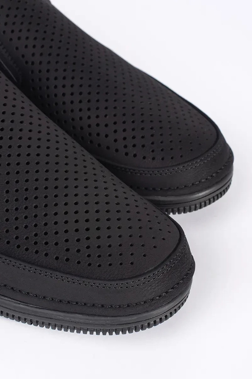 Juodos spalvos vyrų mokasinai su...