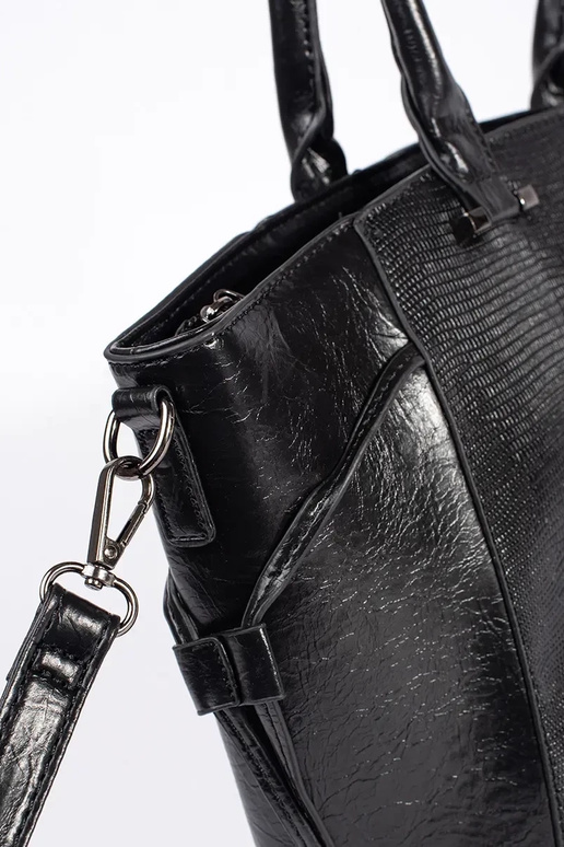 Juoda didelė rankinė su papildomu...