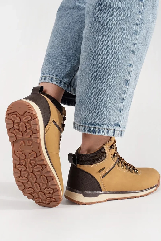 Rudos spalvos treking batai