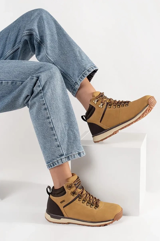 Rudos spalvos treking batai