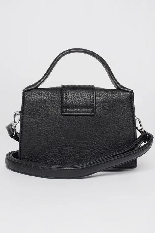 Juoda maža rankinė su rankena