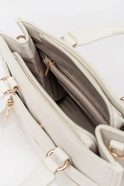 Ryškiai smėlio spalvos rankinė su...