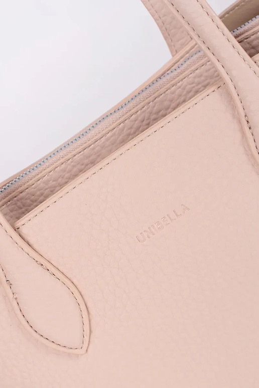 rožinė dirbtinės odos rankinė