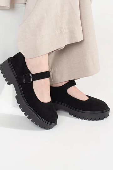 Juodos pusbačiai su platforma 2