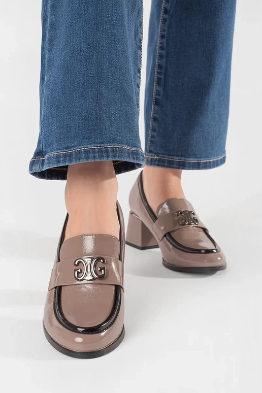 Stilingi pusbačiai TAUPE spalvos Stilingi pusbačiai TAUPE spalvos