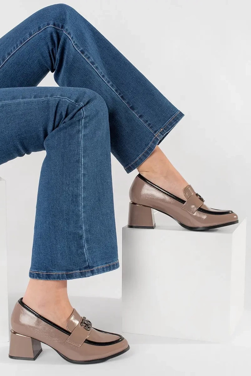 Stilingi pusbačiai TAUPE spalvos Stilingi pusbačiai TAUPE spalvos