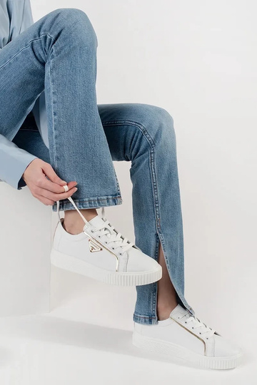 Baltos spalvos Sneakers... 2