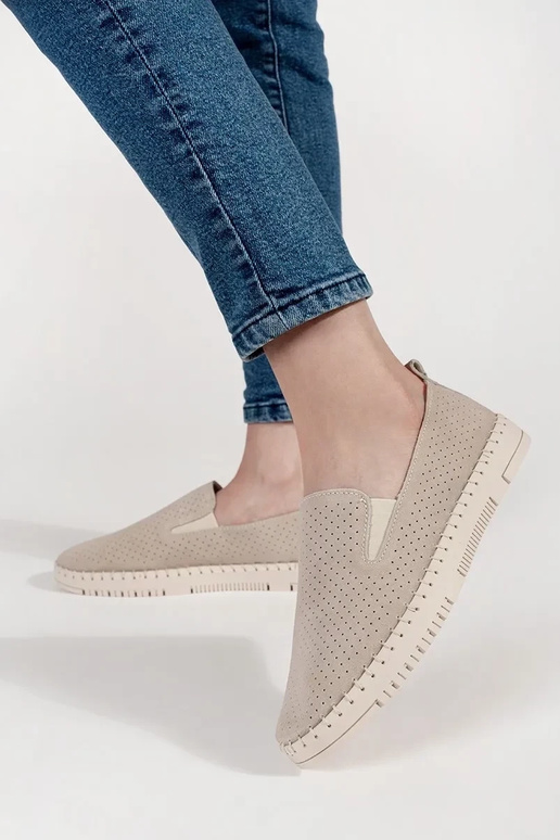 Smėlio mokasinai šviesūs Smėlio mokasinai šviesūs