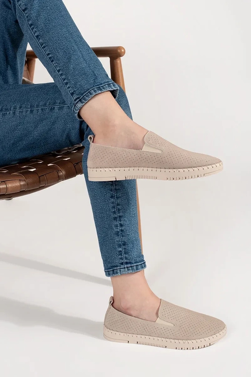 Smėlio mokasinai šviesūs Smėlio mokasinai šviesūs