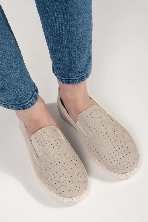 Smėlio mokasinai šviesūs Smėlio mokasinai šviesūs