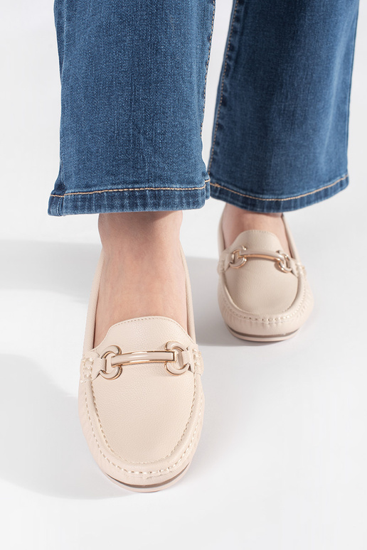 Smėlio spalvos mokasinai Smėlio spalvos mokasinai