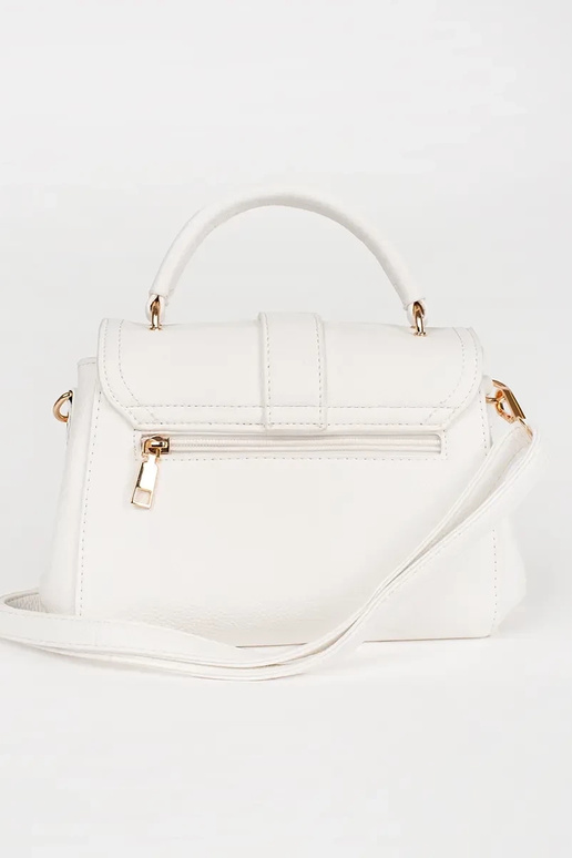 Balta mažai rankinė su auksiniais...