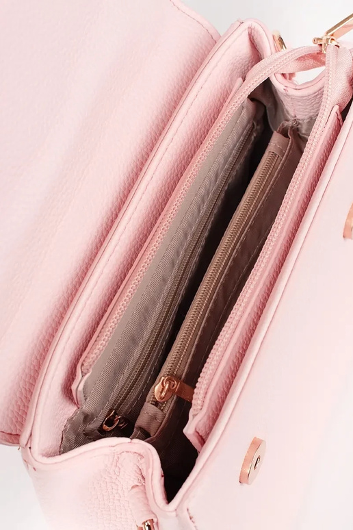 Ryškiai rožinė mažai rankinė su...