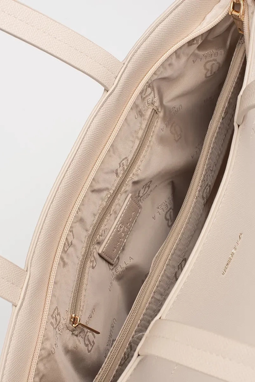 Didelė smėlio spalvos rankinė shopper...