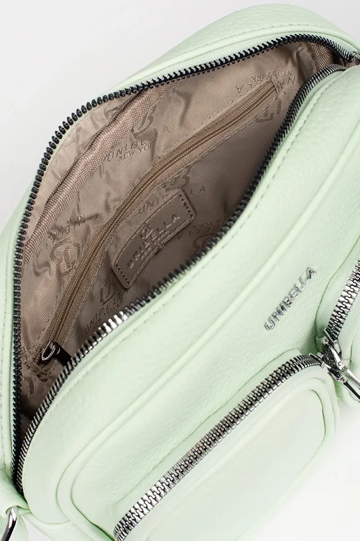 Žalia mažai rankinė su kišenėmis