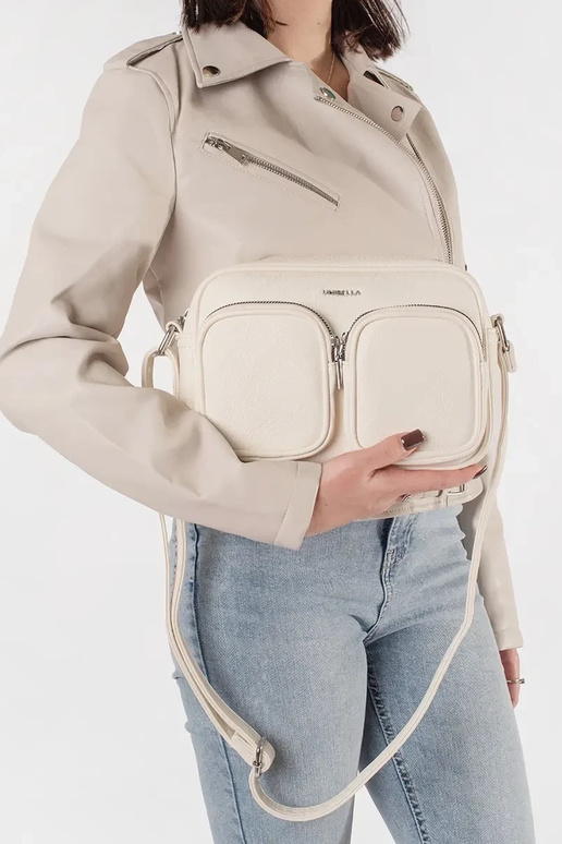 Ryškiai mėlyna mažai rankinė su...