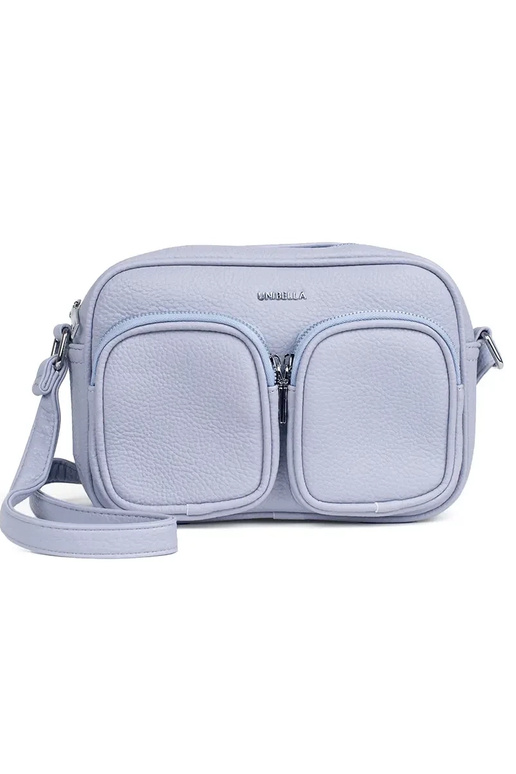 Violetinė mažai rankinė su kišenėmis