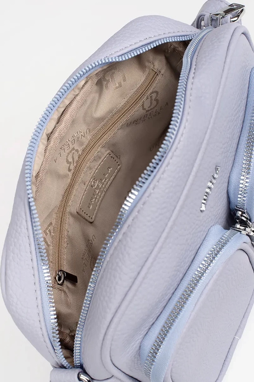 Violetinė mažai rankinė su kišenėmis