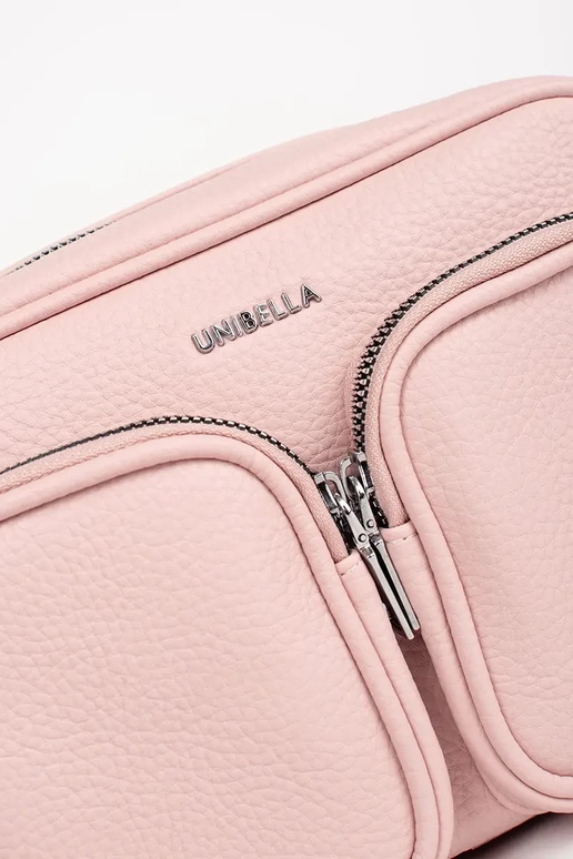 Rožinė mažai rankinė su kišenėmis