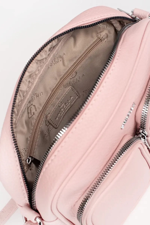 Rožinė mažai rankinė su kišenėmis