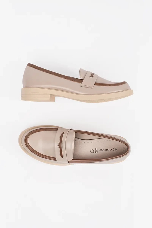 Smėlio spalvos elegantiški moteriški...