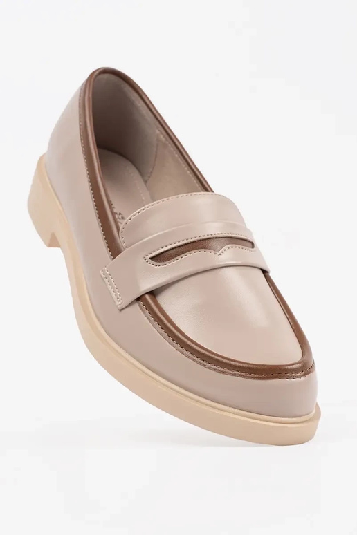 Smėlio spalvos elegantiški moteriški...