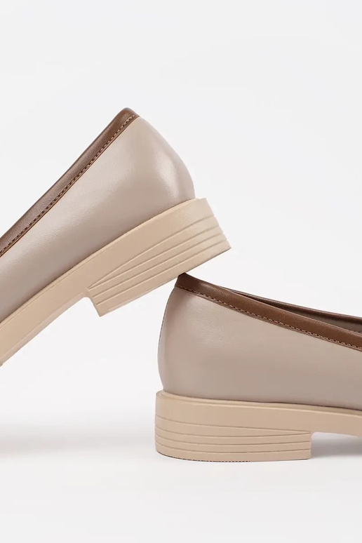 Smėlio spalvos elegantiški moteriški...