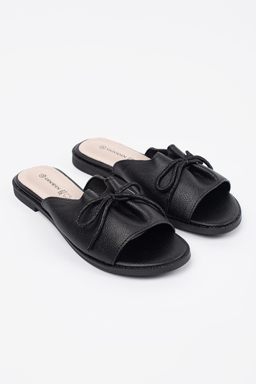 Juodi šlepetės su lankeliu 2