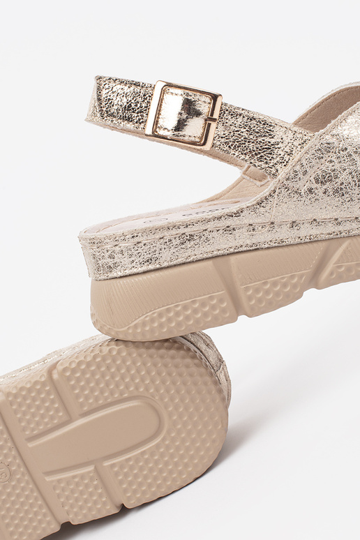 Aukso spalvos plokščios moteriškos... Aukso spalvos plokščios moteriškos...