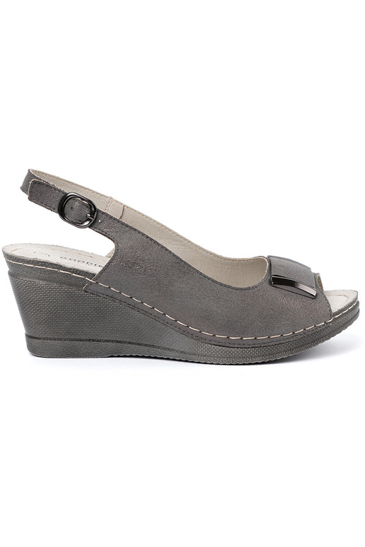 Moteriškos pilkos spalvos sandalai... Moteriškos pilkos spalvos sandalai...