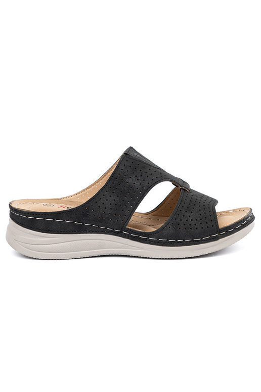 Patogūs šlepetės su įrangais juodos...