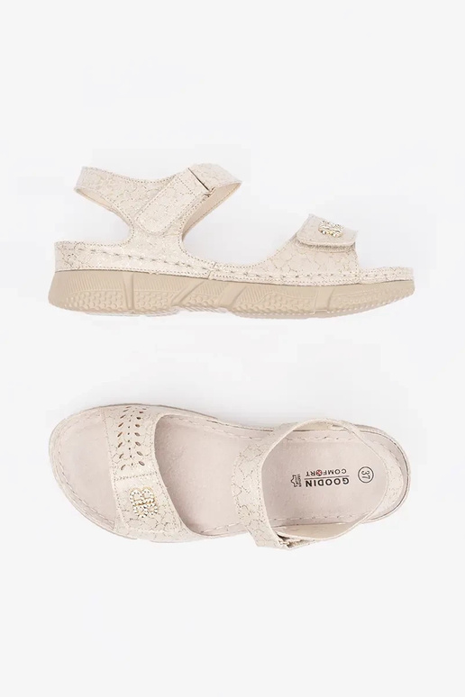 dramblio kaulo spalvos sandalai moterims dramblio kaulo spalvos sandalai moterims