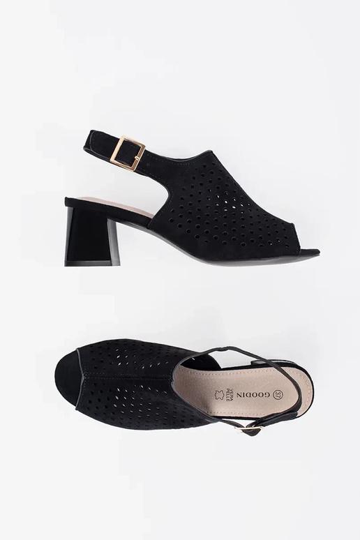 juodos spalvos sandalai ant... juodos spalvos sandalai ant...