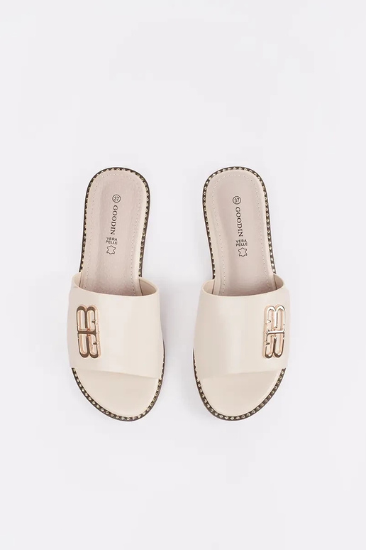 dramblio kaulo spalvos šlepetės... dramblio kaulo spalvos šlepetės...