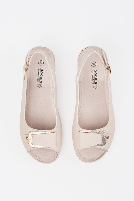 Dramblio kaulo spalvos sandalai ant...