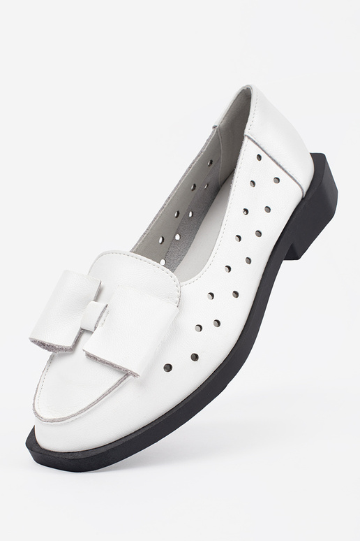 Elegantiškos basutės baltos spalvos