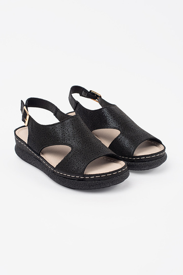 Juodos spalvos sandalai ant... 2