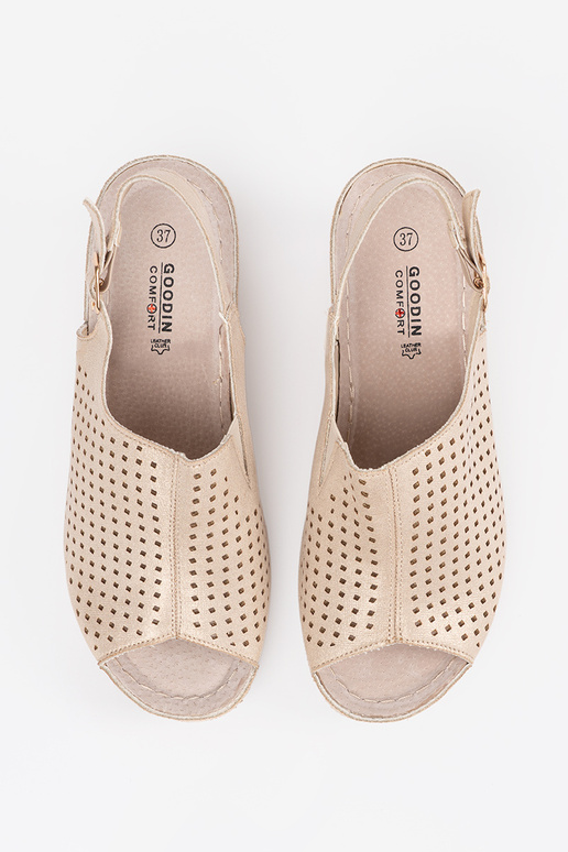 Auksinės basutės ant platformos