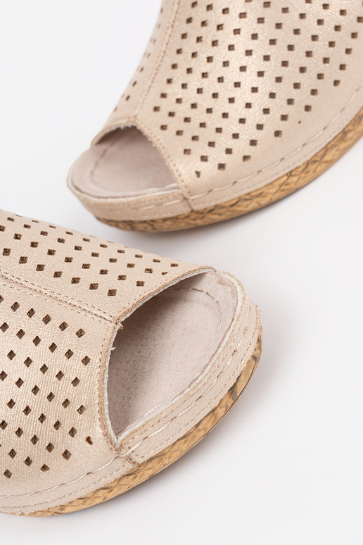 Auksinės basutės ant platformos