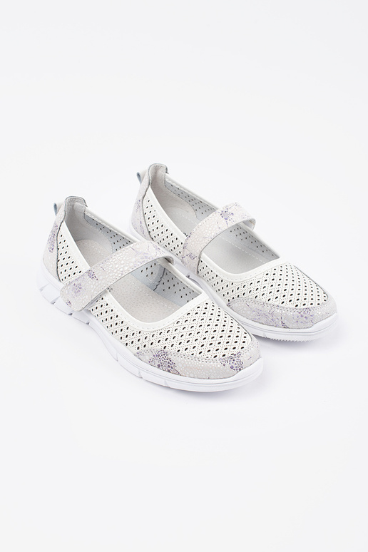 Smėlio spalvos balerinos