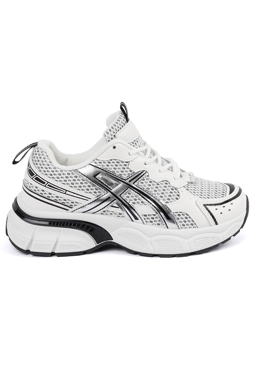 Moteriški balti-juodi sportiniai...