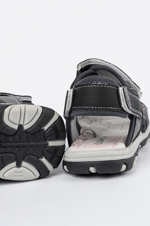 Juodos spalvos berniukų sandalai