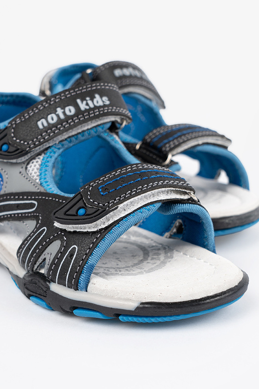 Juodos spalvos berniukų sandalai