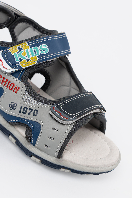 Mėlynos spalvos berniukų sandalai